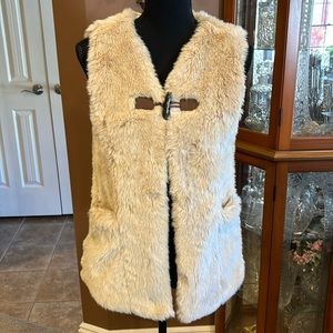 Zara Girls Faux Fur Vest/NWT